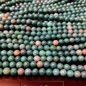 Natural Blood Stone 8mm 10mm Plane Beads Strings Lines Wholesale Bulk Supply Factory Price