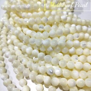 Mother of Pearl 8mm Plane Beads Strings Lines Wholesale Bulk Supply Direct From Factory