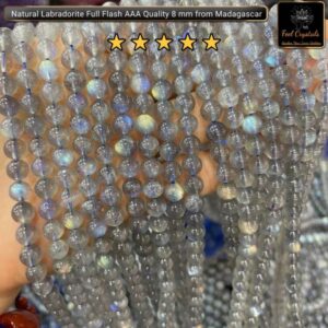 Natural Blue Flash Labradorite Stone Star Quality 4mm 6mm 8mm 10mm Plane Beads Strings Lines Wholesale Bulk Supply Direct From Factory